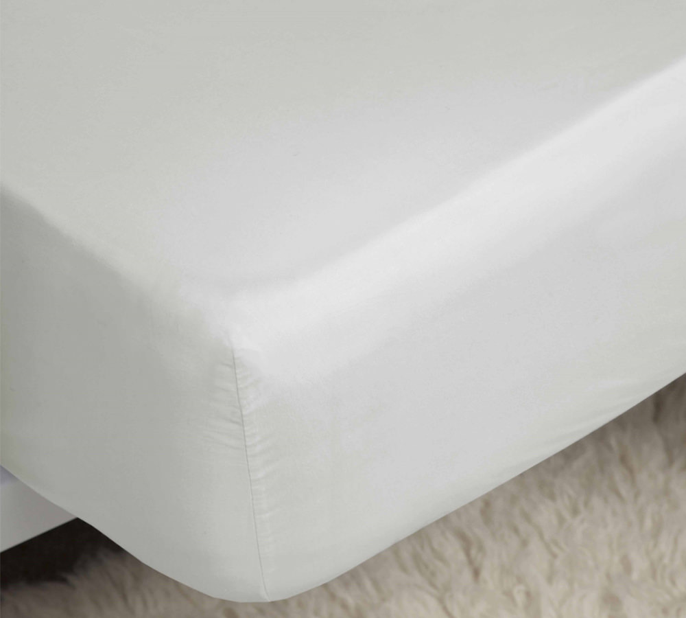 1000 Thread Count Ultra Deep Ivory Fitted Sheet